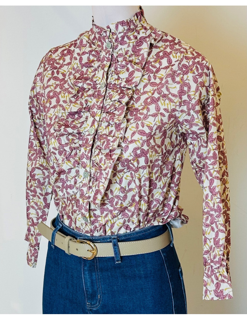 Camisa Tropical  Rosa