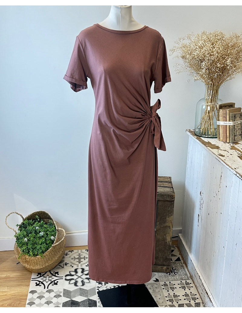 Vestido Algodón Nudo