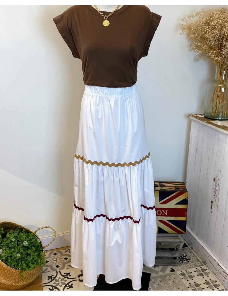 Falda Picunela Spring Blanco