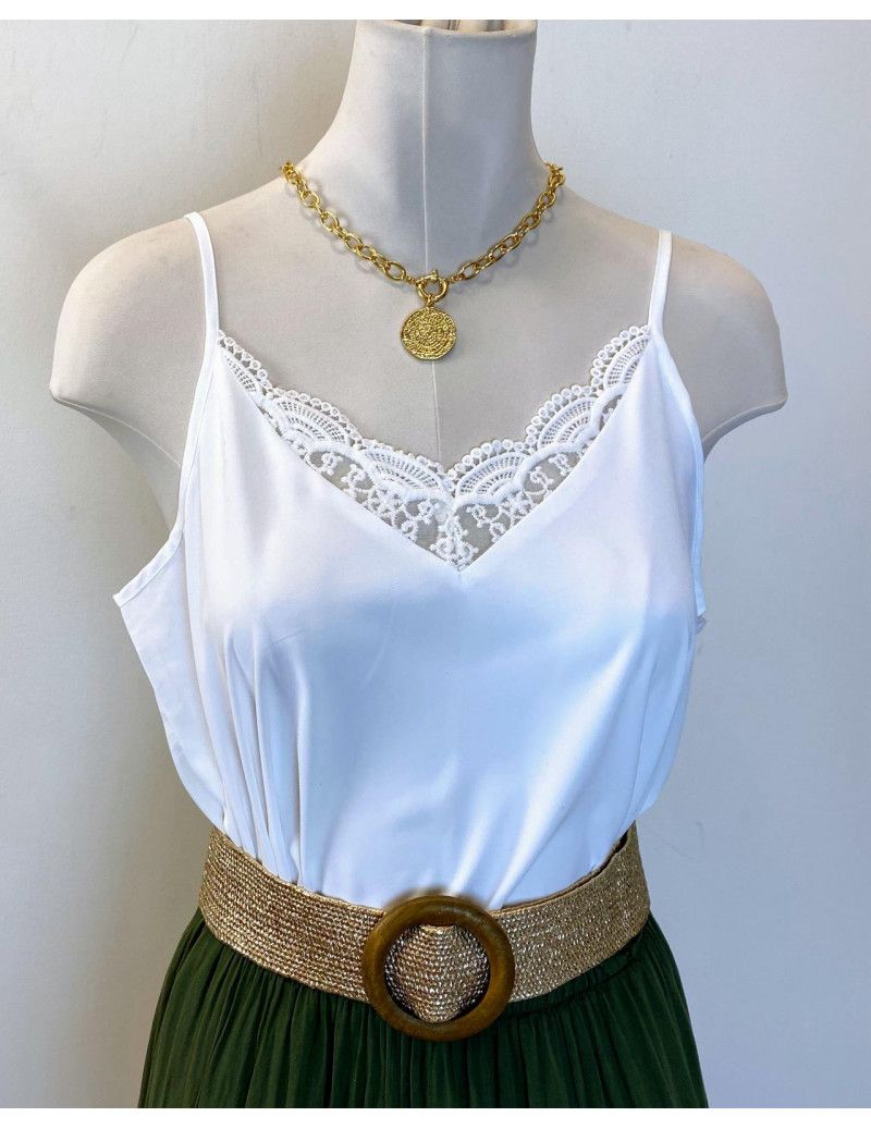 Top Lencero Basic Blanco