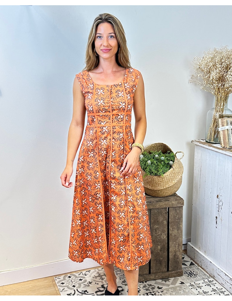 Vestido Natary Naranja
