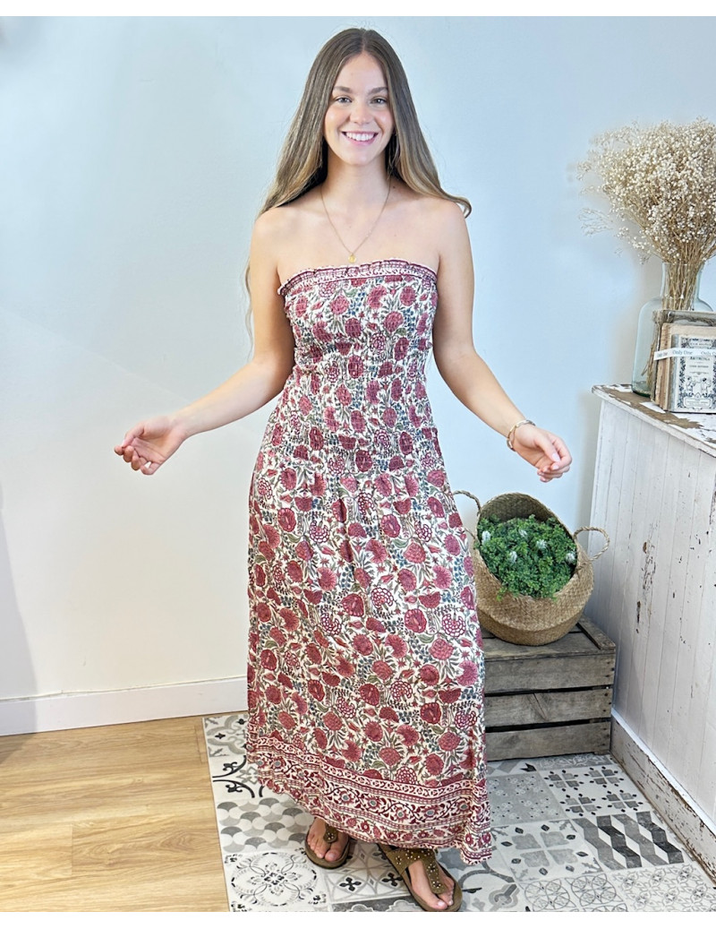 Vestido Formentor liberty Rosa